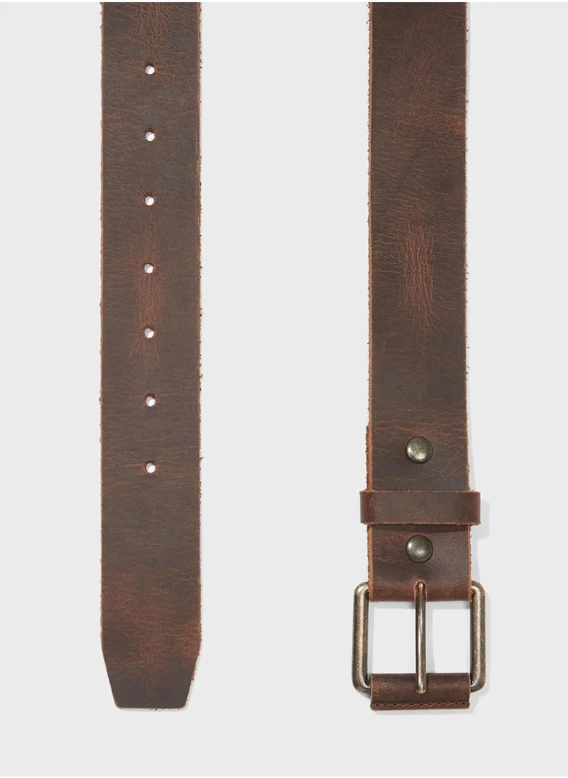 امريكان ايجل Leather Workwear Allocated Hole Belt