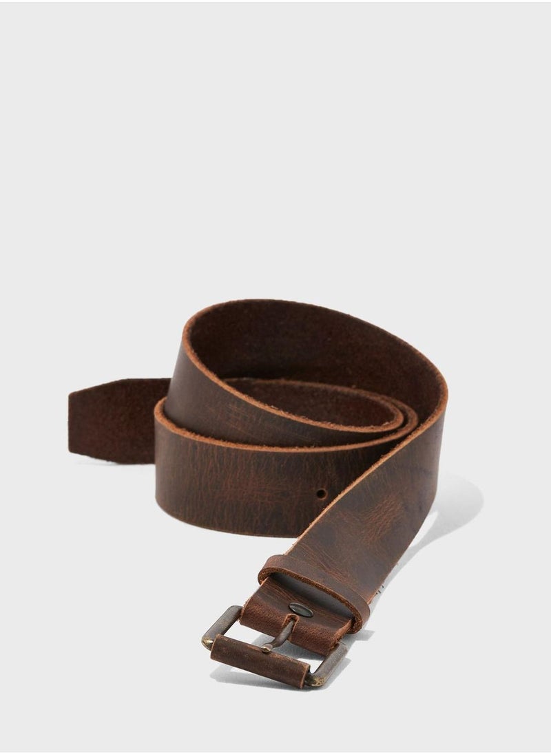 American Eagle - Leather Workwear Allocated Hole Belt - Image 1