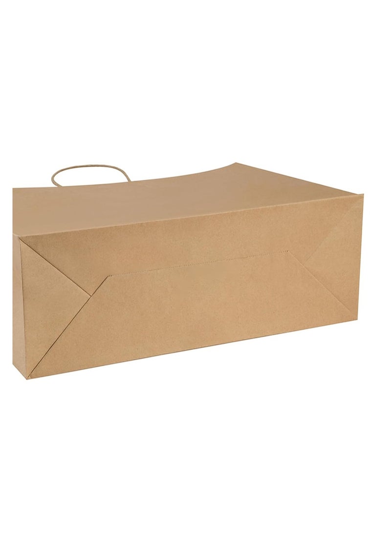UAE National Day Celebration 12 Pcs of Kraft Bag With Handles Bulk Gift Bags Shopping Bags for Recycled Large Brown Paper Bags - Image 4
