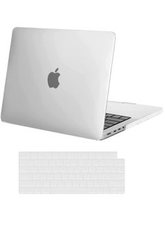 Generic MacBook Pro 14 Inch Case 2021 2022 Release A2442 M1 Pro M1 Max With Liquid Retina XDR Display Touch ID Plastic Hard Shell And Keyboard Cover Skin Clear  - Image 2