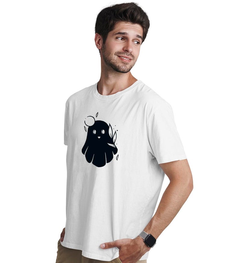 INDISSH Couple Matching T-Shirt Combo | Round Neck 100% Cotton Tshirt for Men and Women - CPL_RNM-SUNSOULS-WHT-2XL_WRN-MOONSOULS-WHT-M - Image 3