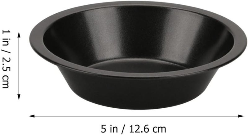 4pcs Carbon Steel round Pizza Pan Set, Non-stick Reusable Baking Trays for Household Kitchen, Multi-function Oven Bakeware for Pizza and Pastry - Image 2