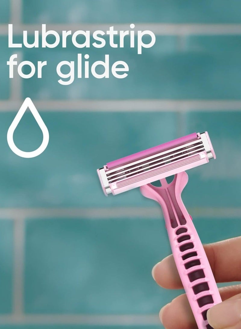 Venus Gillette Simply 3 Women's Disposable Razor 8+4 Count - Image 2