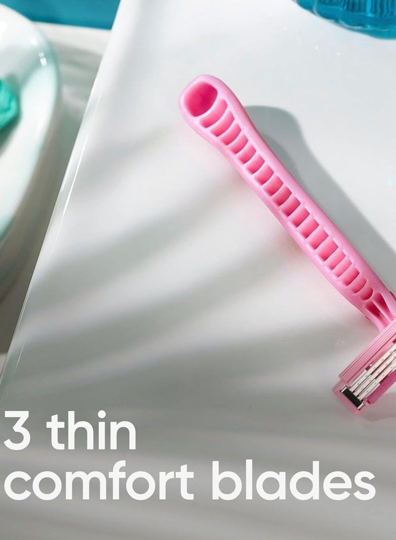 Venus Gillette Simply 3 Women's Disposable Razor 8+4 Count - Image 3