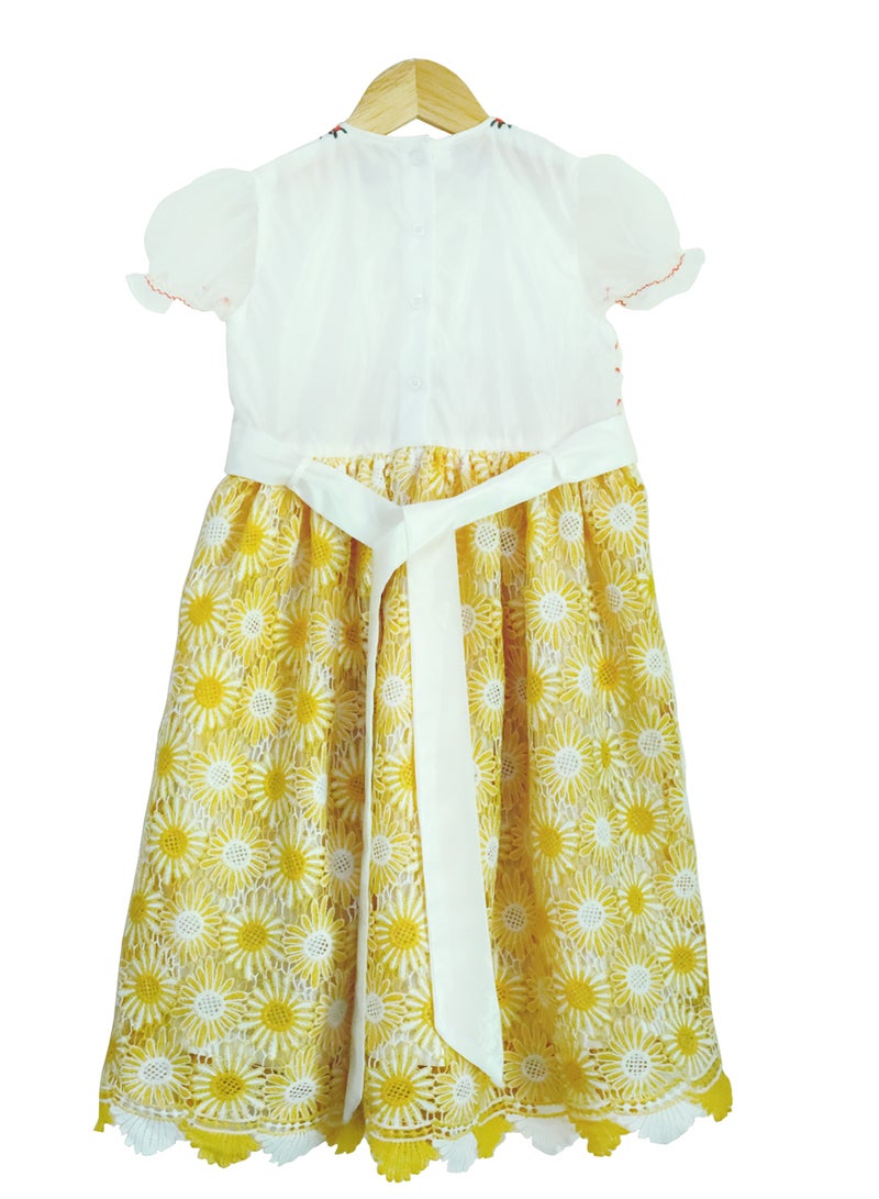 كيدابهو فستان أطفال سموكد للبنات - صني ميدوز - Image 4