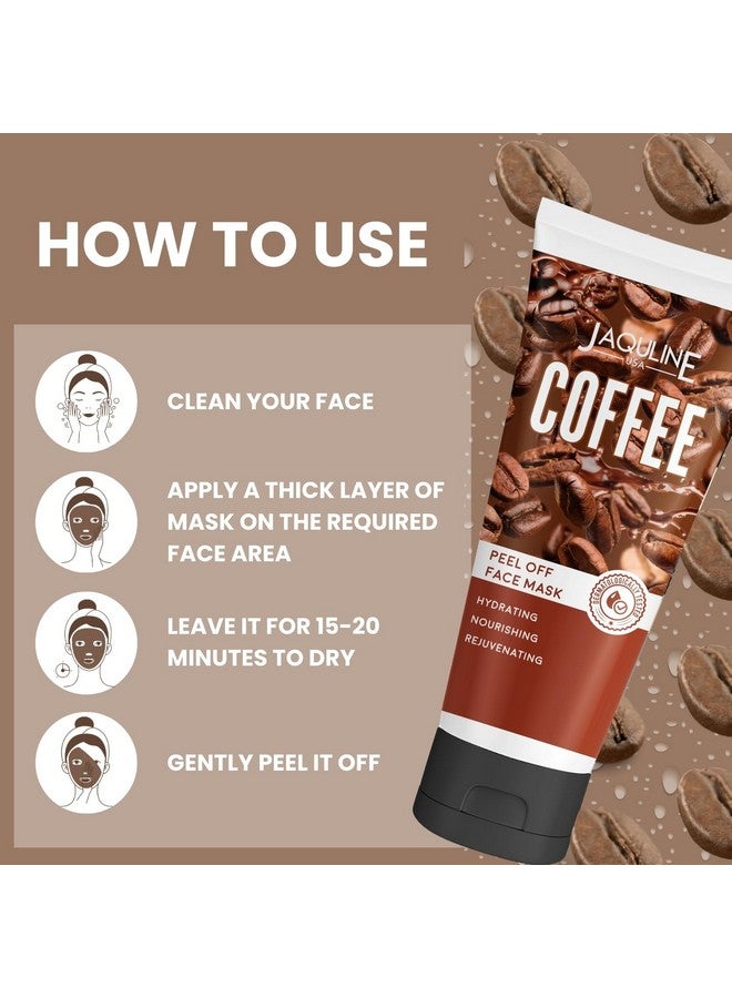 جاكلين يو أس أيه قناع القهوة المقشر للوجه للرجال والنساء على حد سواء | مستخلص القهوة لإزالة السمرة والتنظيف العميق | قناع للوجه لبشرة متوهجة | تم اختباره من قبل أطباء الجلدية | 100 مل - Image 5