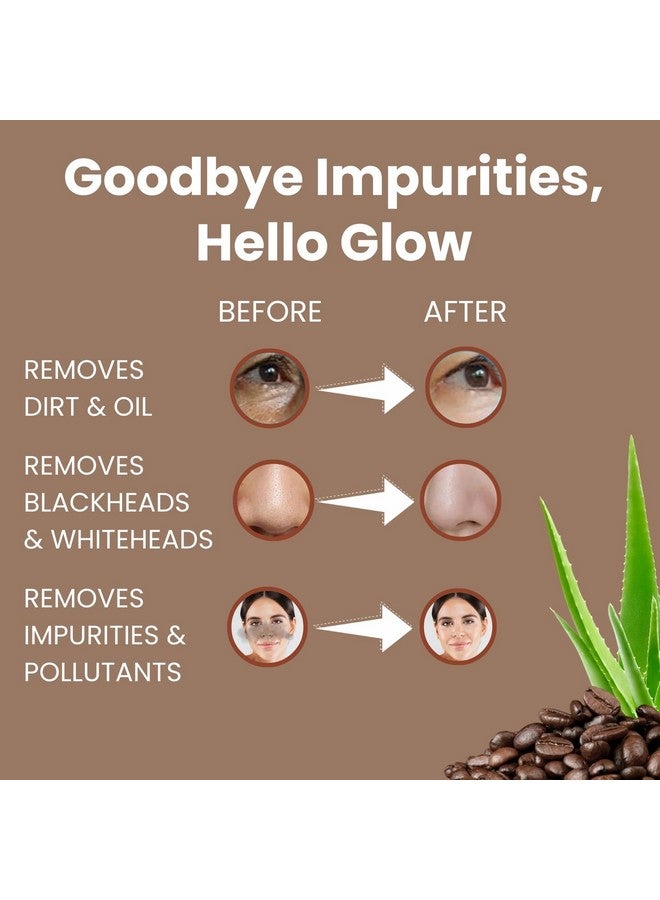 جاكلين يو أس أيه قناع القهوة المقشر للوجه للرجال والنساء على حد سواء | مستخلص القهوة لإزالة السمرة والتنظيف العميق | قناع للوجه لبشرة متوهجة | تم اختباره من قبل أطباء الجلدية | 100 مل - Image 4