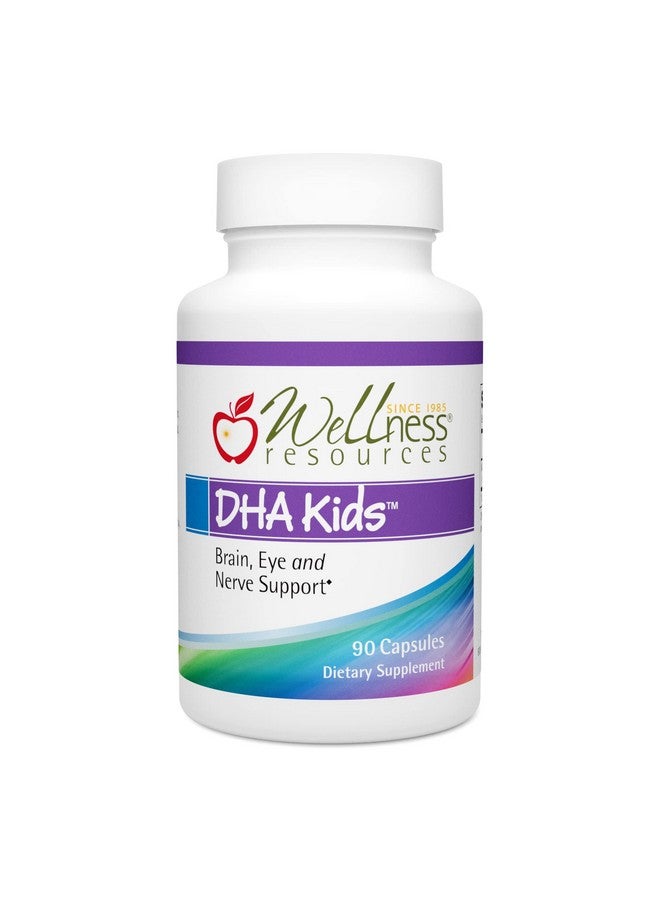 Wellness Resources DHA Kids - Mercury-Free Fish Oil 135 mg DHA/150mg Omega 3s per Capsule (90 Capsules) - Image 1