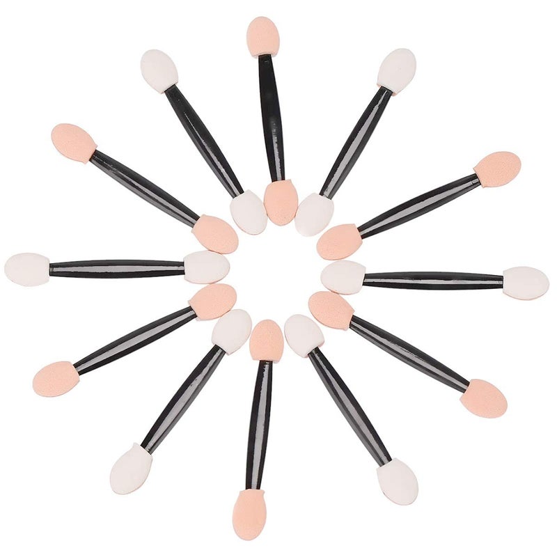 Akstore Disposable Dual Sides Eye Shadow Sponge Applicator Eyeshadow Brushes Makeup Brush (30PCS-Black) - Image 4