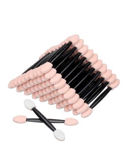 Akstore Akstore Disposable Dual Sides Eye Shadow Sponge Applicator Eyeshadow Brushes Makeup Brush (30PCS-Black)  - Image 1