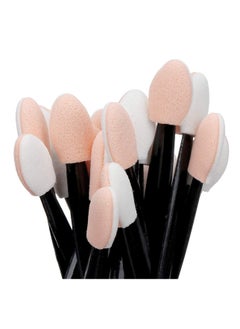 Akstore Akstore Disposable Dual Sides Eye Shadow Sponge Applicator Eyeshadow Brushes Makeup Brush (30PCS-Black)  - Image 3