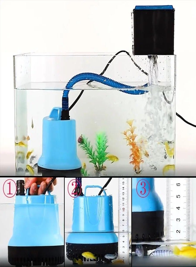 FLOJOY Asian Pumps & Machineries 60W Bottom Suction Submersible Water Pump for Aquarium, Ponds, Hydr - Image 4
