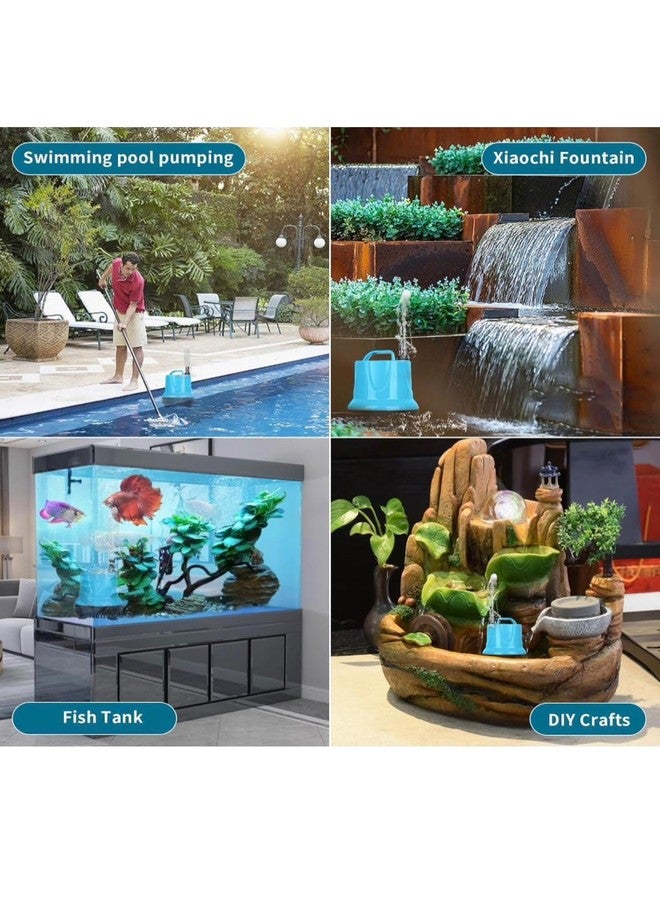 FLOJOY Asian Pumps & Machineries 60W Bottom Suction Submersible Water Pump for Aquarium, Ponds, Hydr - Image 3