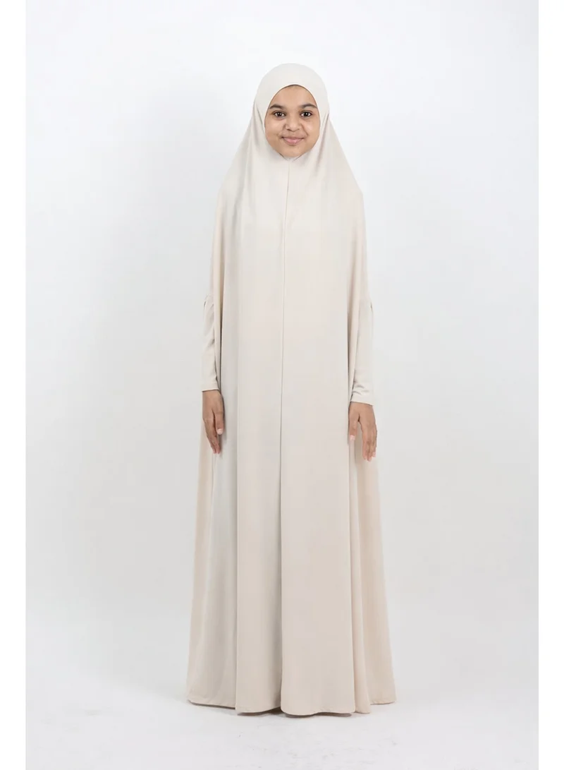 جميلة ثوب صلاة مريم قطعة واحدة للفتيات – كريمي حريري