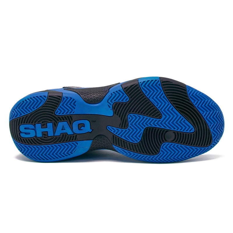 SHAQ Devastator 2.0 High Top Basketball Shoes for Men, Indoor or Outdoor Court Basketball Mens Sneakers - Black, White, Green or Blue Size 8 to 13 - Medium Blue/Black, 10 Medium - Image 5