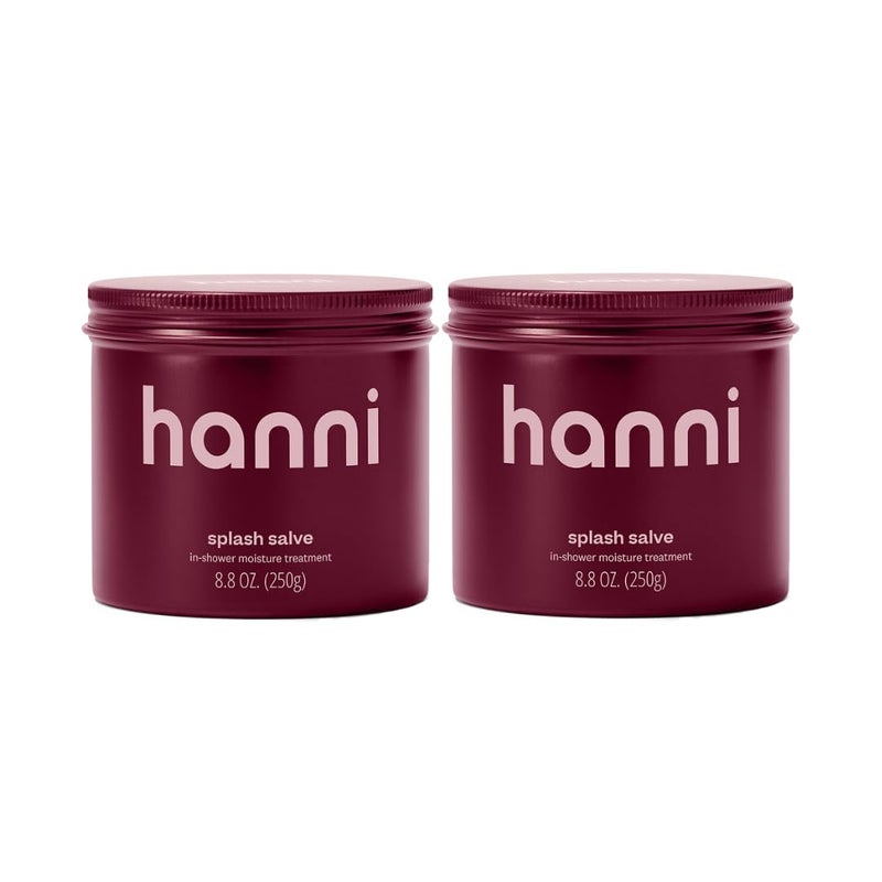 HANNI Splash Salve Body Mask InShower Moisturizer with Coconut Jojoba Shea Butter Glycerin Deep Conditioning for All Skin Types 250 mL 88 oz Pack of 2 - Image 2