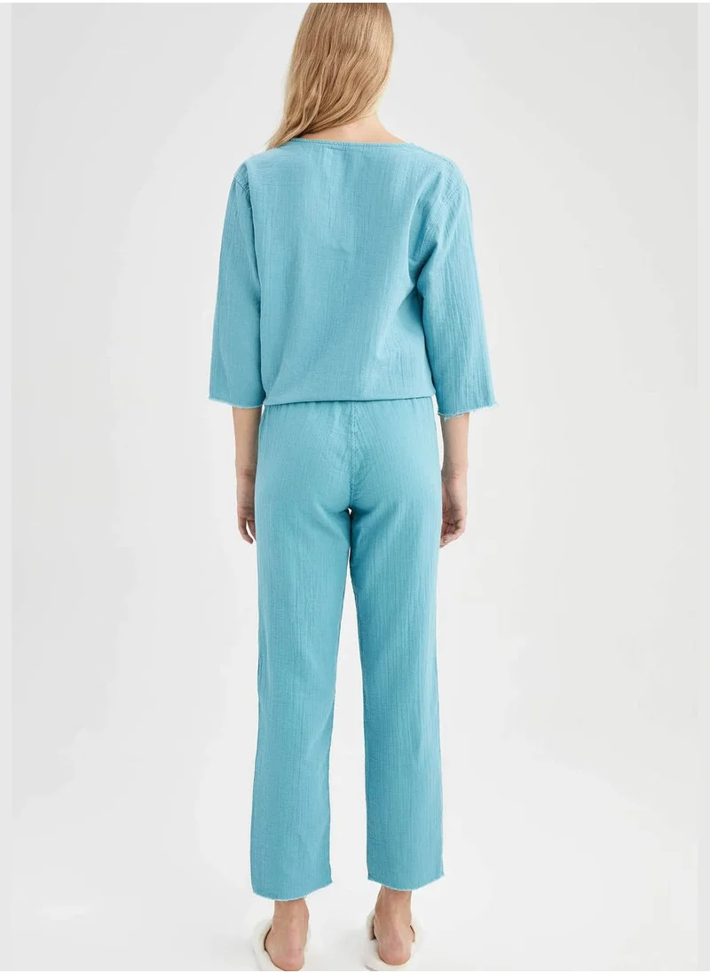 DeFacto Relax Fit Tie Waist Pyjama Bottom