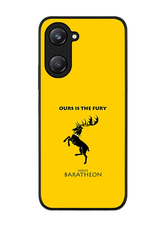 Stylizedd Rugged Black edge case for Vivo Y28s 5G / Vivo Y18 4G /Vivo Y03 4G, Slim fit Soft Case Flexible Anti Drop TPU Gel Thin Cover - GOT House Baratheon - Image 1