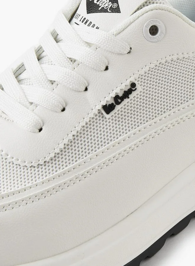 Lee Cooper WHITE Men Ortholite Lace-Up Sneakers for Men | Best Price UAE