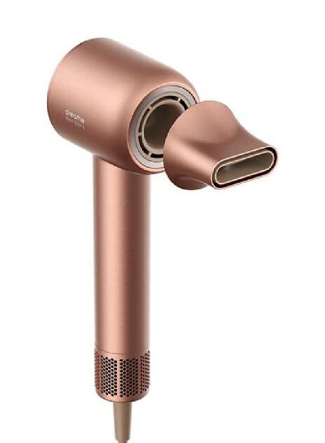 دريم مجفف الشعر بأربعة إعدادات لدرجة الحرارة والتحكم عالي السرعة بسرعتين 1600 واط ذهبي وردي AHD6A-RS - Image 3