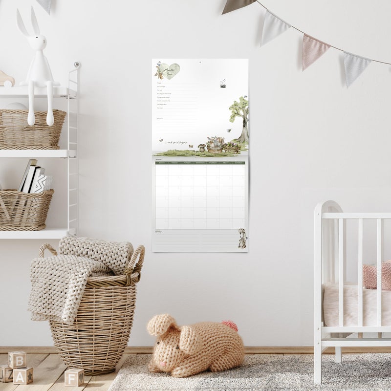 Bibi & Beau Baby's First Year Memory & 1st Year Calendar with 100 Stickers | Baby's First Year Calendar With Stickers & 1st Year Calendars, Baby Tracker - Image 3