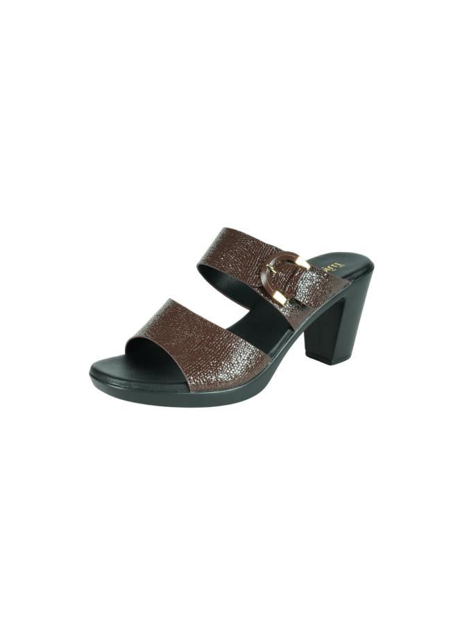 Michelle Morgan 092-2907 Michelle Morgan Ladies High Heel Sandals 414RJ991 Brown  - Image 1