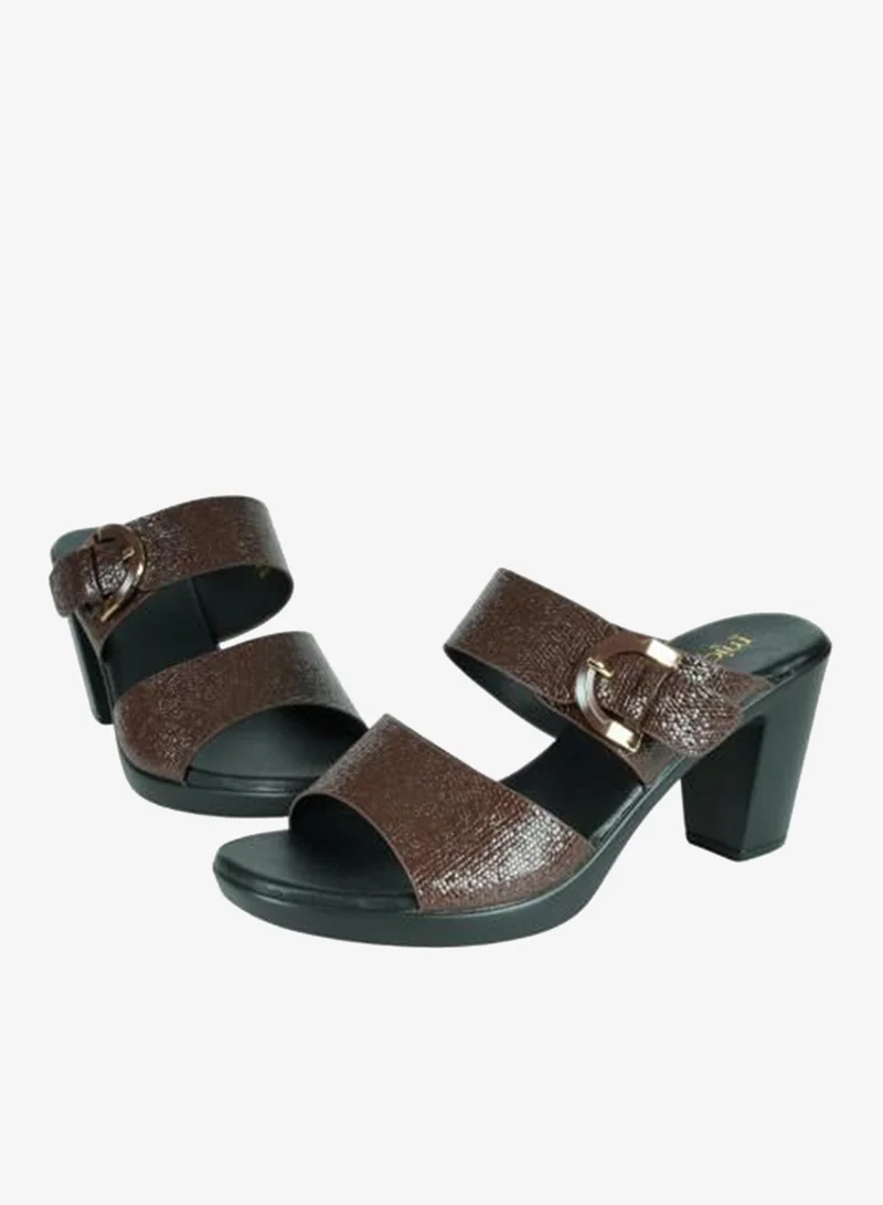 Michelle Morgan Brown 092-2907 Michelle Morgan Ladies High Heel Sandals 414RJ991 Brown for Women | Best Price UAE