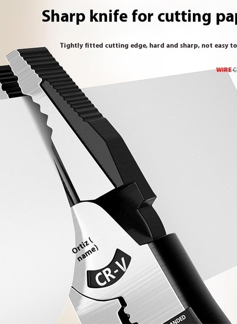 GGOOT Wire Cutter Diagonal Pliers Crimping Pliers Needle Nose Pliers Multifunctional Hardware Hand Tools Electrician - Image 5