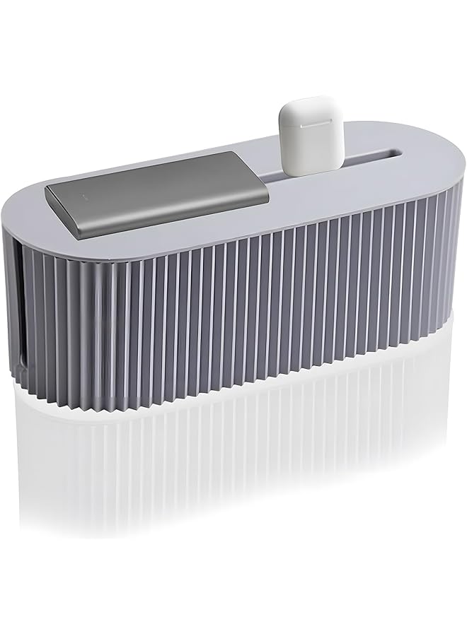 promass Cable Organizer Box, Cable Box Socket Cord Manager, Dustproof Cable Hider Box with Lid, Fashionable Power Strip Box, Easy to Use, Suitable for Home Office, Charger, Electronics - Image 1