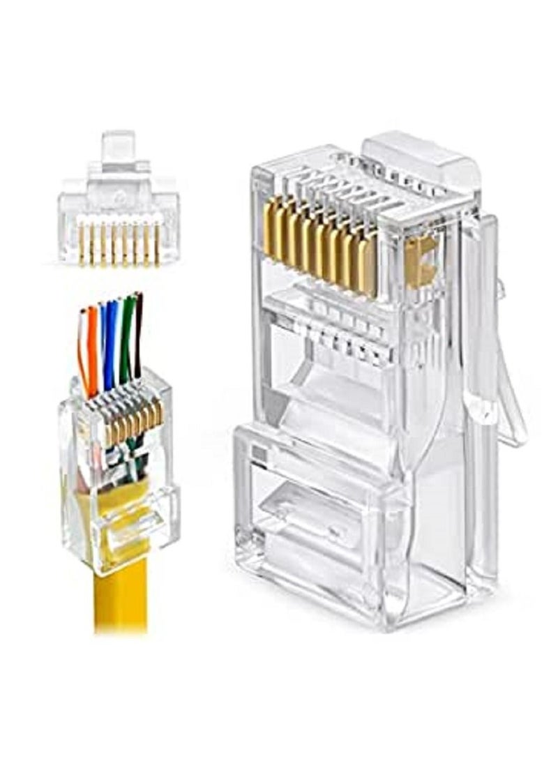 RJ45 Cat6 Pass Through Connectors - Pack of 50 | china - Image 1