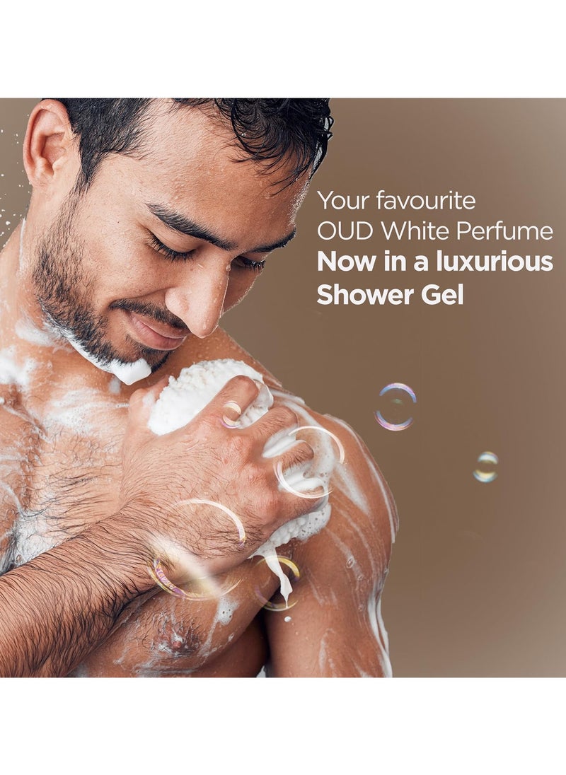 Bella Vita - Bella Vita Luxury OUD WHITE Body Wash Refreshing Shower Gel for Deep Cleansing Hydrating Moisturising Softer and Smoother Skin with Aloe Vera 500 ml - Image 1