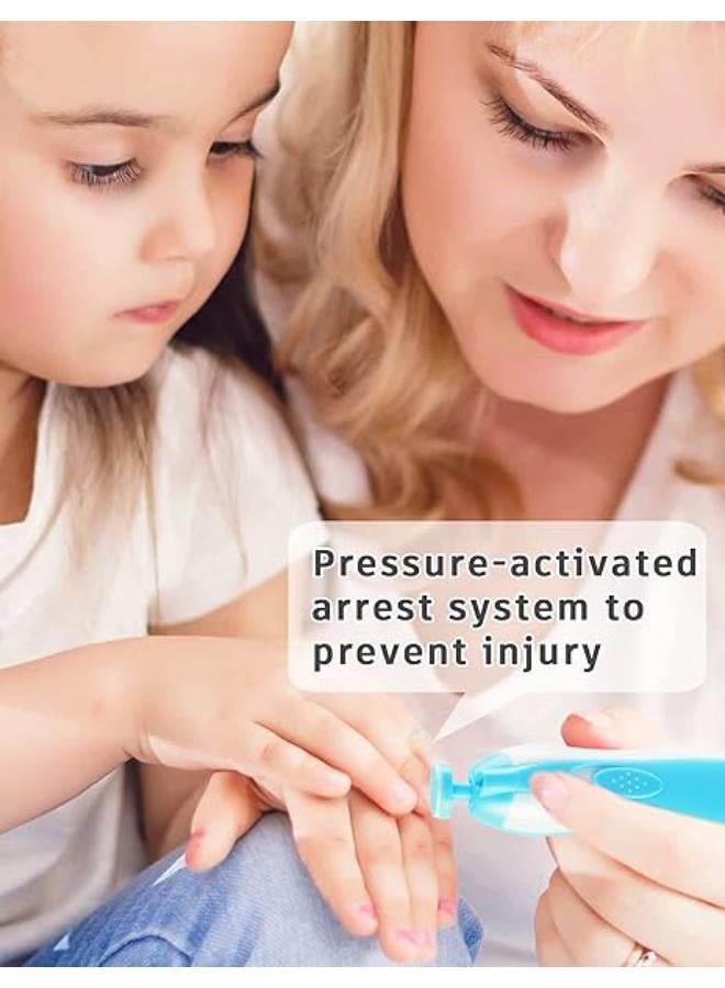 ماكينة تشذيب أظافر الأطفال الكهربائية، مقص أظافر الأطفال لأصابع القدم والأصابع - Image 5