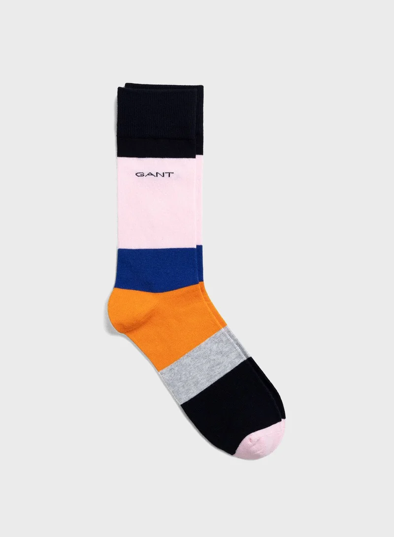 GANT Color Block Crew Socks