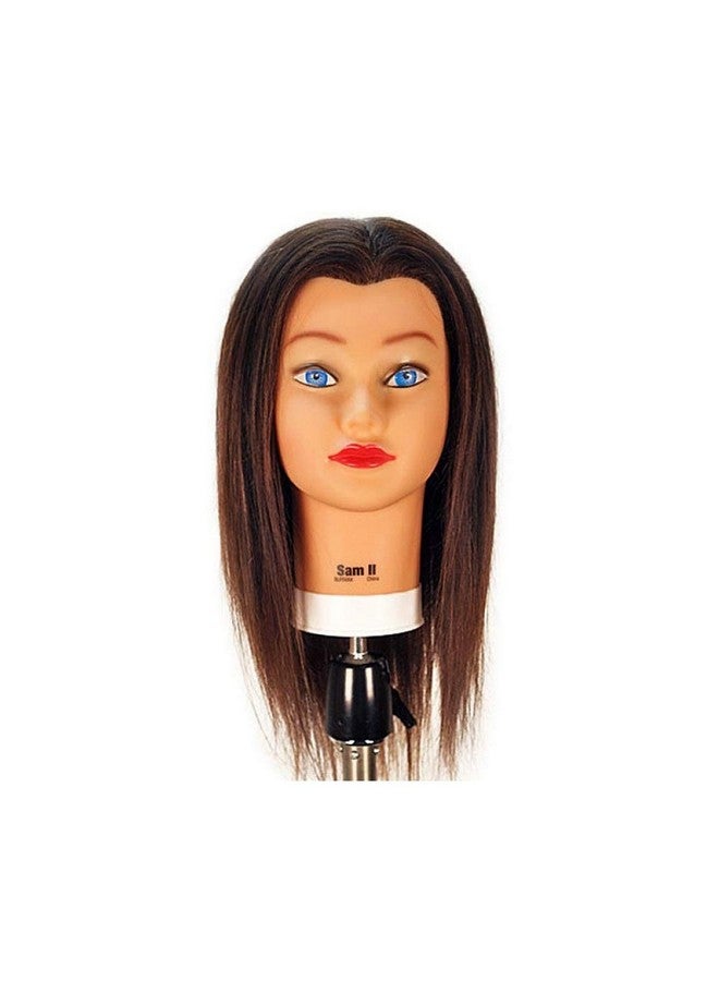 Celebrity Sam Ii Cosmetology Human Hair Manikin Brown - Image 2