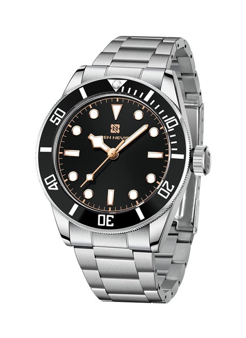 Waterproof Quartz Wrist Watch for Men - BN3032G-SilverBlack