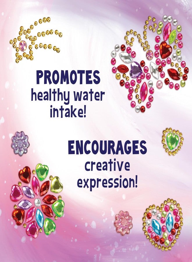 MindWare Cute & Custom Gem Water Bottle Decorating Kit - Ages 5 and Up - Image 4
