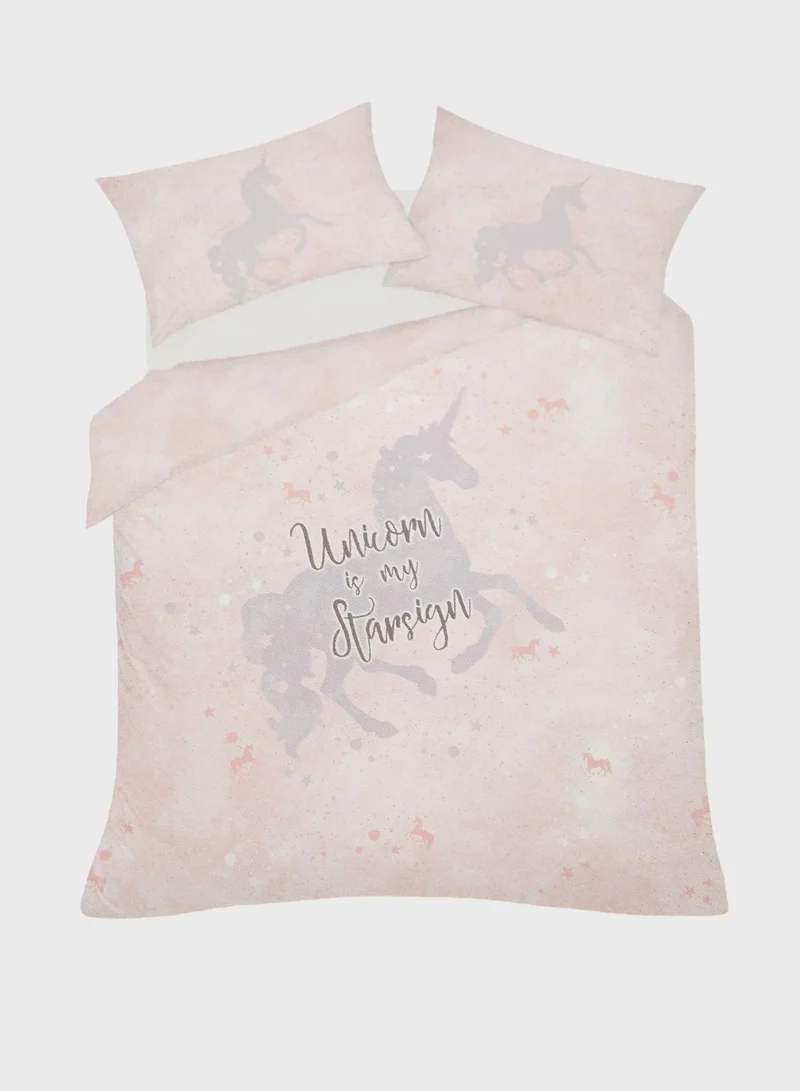 NEW LOOK Unicorn Double Bedding Set