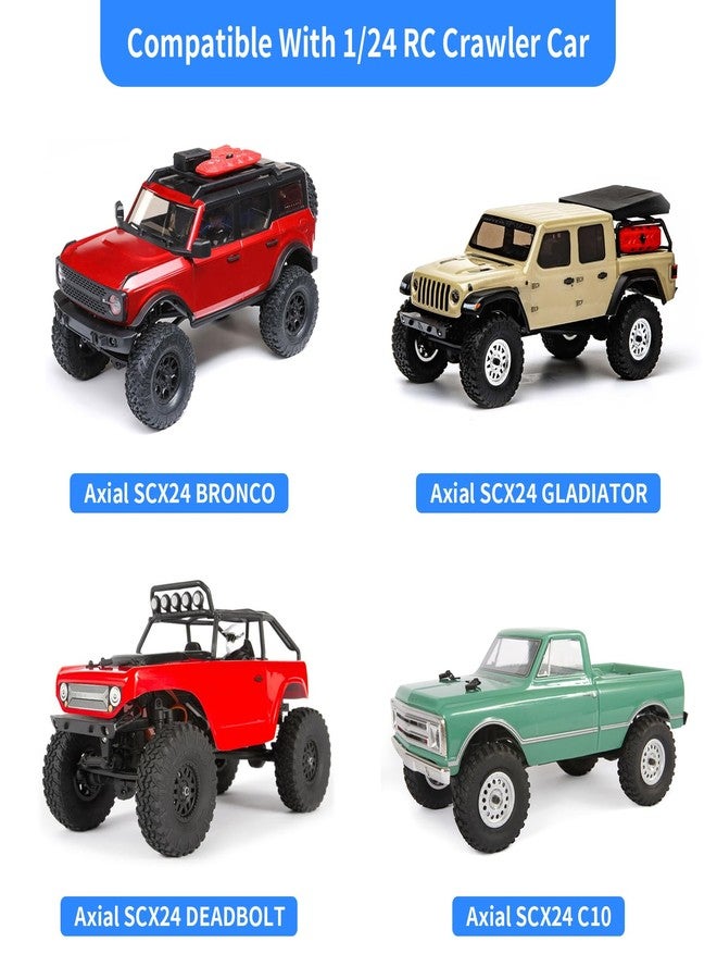 أوزان عجلات نحاسية ممتدة، مقاس 7 مم، ترقيات SCX24 لسيارة Axial SCX24 C10 Bronco Deadbolt AXI90081، 4 قطع - Image 5