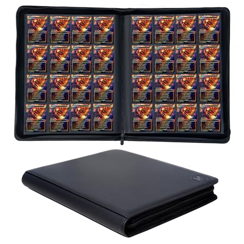 KUOOKING Extra Large 1000 Pockets Trading Card Binder 16Pocket Card Ablum Compatible with MTGSports Cards Other Standard Size Trading Cards Green - Image 1