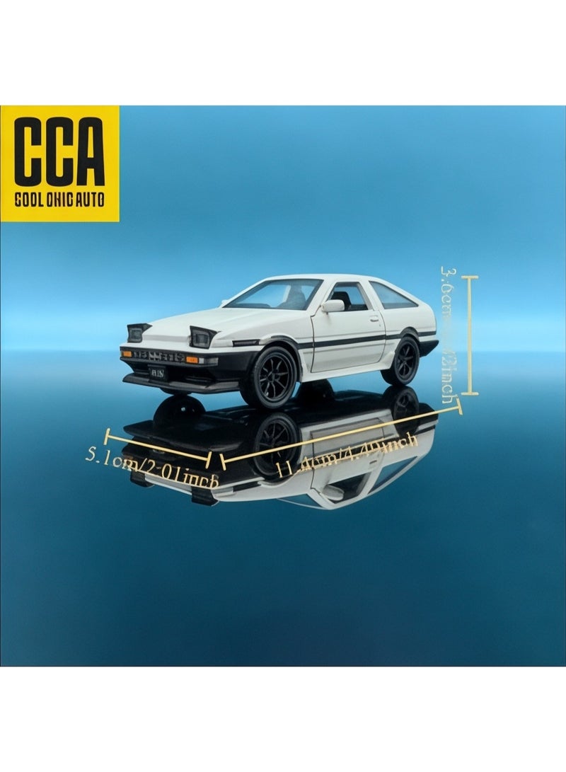 CCA Toyota Corolla AE86 Trueno Die-cast Car 1:37 - Nostalgic Gift for Loved Ones & Past Owners, Perfect to Add in Traditional Heritage Dioramas, Product Photography & Desktop Decor - Image 3