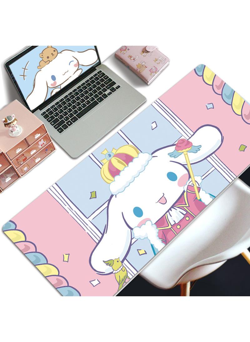 إسكدنيا لعبة القرفة ماوس وسادة وسادة طاولة كبيرة تطول خياطة حافة وسادة الفأرة وسادة الفأرة طويلة ومنصات الفأرة المضادة للانزلاق المطاط قاعدة وسادة الفأرة 800x300x5mm - Image 1