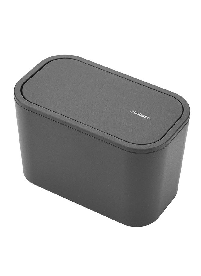 brabantia MindSet Bathroom Small Trash Caddy Grey  - Image 1