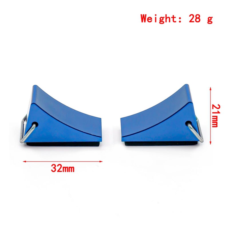 Aluminum Alloy Wheel Chock 2pcs RC Car Fix Block for 1/14 1/12 1/10 RC Car - Image 3