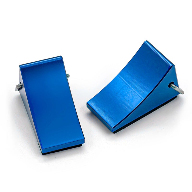 Aluminum Alloy Wheel Chock 2pcs RC Car Fix Block for 1/14 1/12 1/10 RC Car - Image 2
