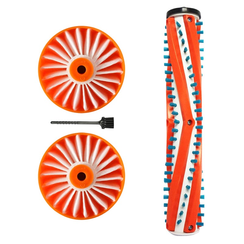 Diteje Replacement Parts Kit Accessories Compatible with Black and Decker BSV2020G BSV2020P Cordless Stick Vacuum Cleaner,1 Main Brush Roller and 2 Filters - Image 1