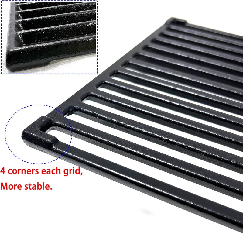 Direct Store DC145 16 1/4" Cooking Grates Replacement for Dyna Glo DGF510SBP, DGF510SSP,DGF510SSP-D, DGB515SDP,DGF530SRP, Uniflame GBC1059WB,GBC1059WE-C, Backyard Grill BY12-084-029-98, BY13-101-00-13 - Image 4