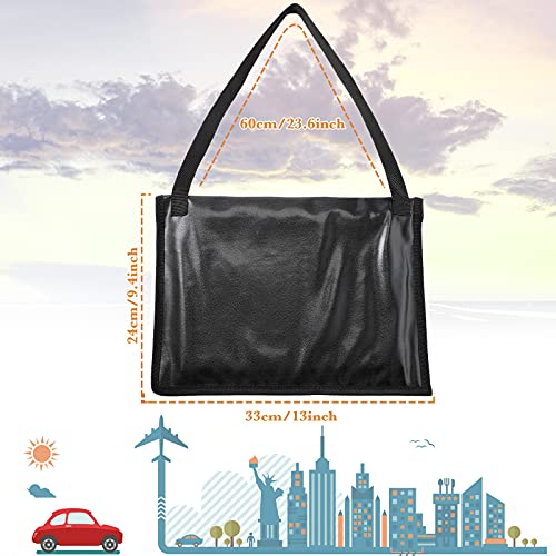 Frienda 2 Pcs License Plate Holder with Hanging Strap Test Drive License Plate Tag Bag Dealer Plates Tag Bags Black Plate Frame Cover Car Plate Bracket Holder for Car SUV Truck - Image 5