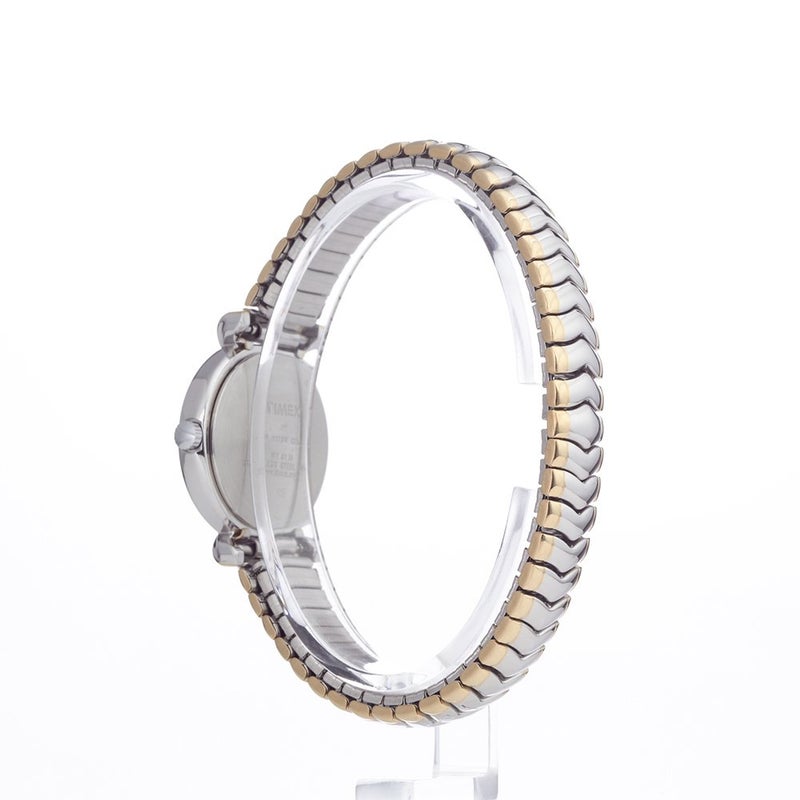 TIMEX ساعة تيمكس للنساء T21854 باند توتون من الفولاذ المقاوم للصدأ بتصميم ممتد - Image 2