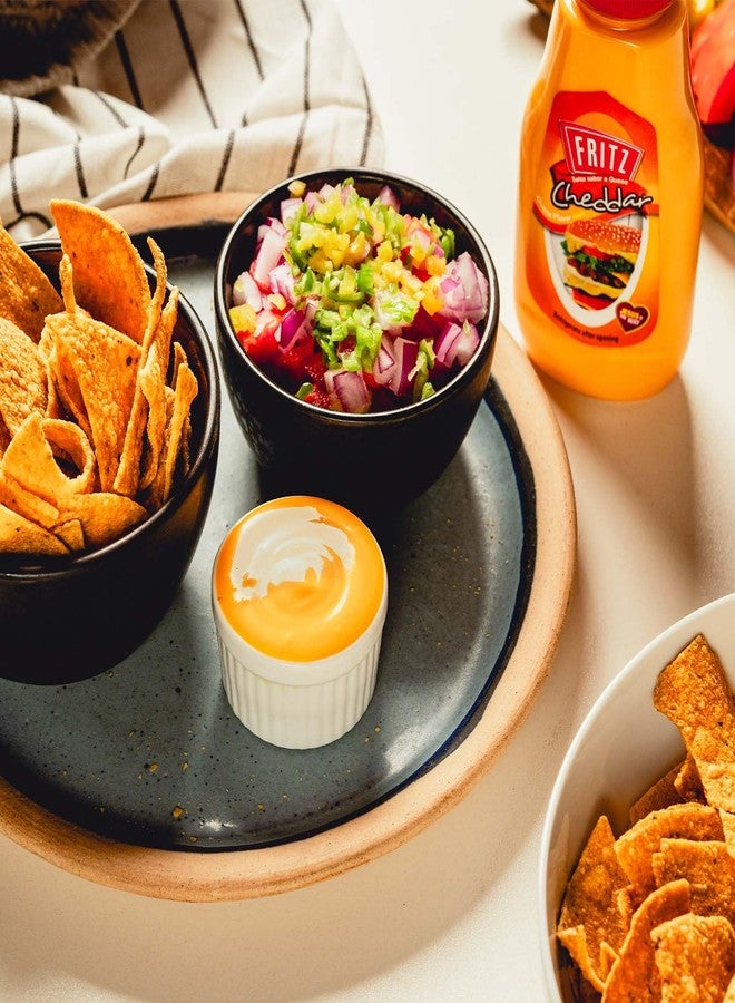 FRITZ Cheddar Sauce (240 g) - Especially Ideal for your meals, Hot Dogs, Burgers, Sandwiches - Enhances Flavors and Adds a Creamy Kick (3 Pack) - Image 5