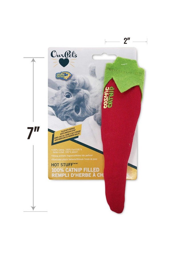 Our Pets Cosmic OurPets 100-Percent North American Catnip Filled Chili Cat Toy-Hot Stuff (Interactive Cat Toys; Catnip Toys) - Image 4